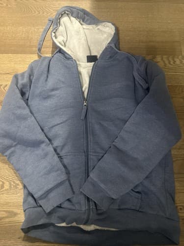 Cg L Cg Womens Sweatshirt Zip Up Hoodie Blue Size Medium Pre-Owned - Image 1