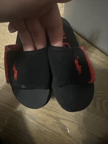 Polo Ralph Lauren Kids Flip Flops Size USA 11 - Thumbnail 3