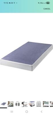Compact and Reliable 7 Inch Box Spring for Twin XL – Durable Steel Construction - Image 1
