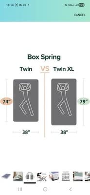 Compact and Reliable 7 Inch Box Spring for Twin XL – Durable Steel Construction - Thumbnail 2
