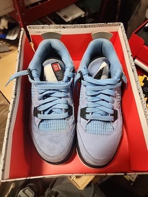 Size 4Y - Nike Air Jordan 4 Retro GS University Blue - Og Box - Image 1