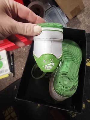Size 8 - Nike Air Force 1 '07 White Chlorophyll - Thumbnail 6