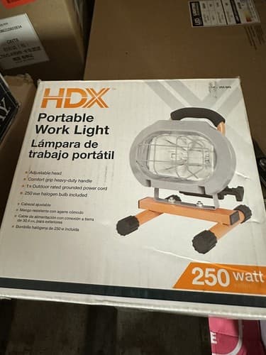 HDX 250-Watt Halogen Portable Work Light - Image 1