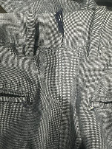 H&M Men's Slim Fit Navy Blue/gray Dress Pants With Pockets Size 30R - Thumbnail 3