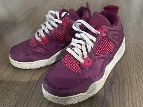 Nike Air Jordan 4 IV Retro True Berry Rush Pink/Purple Children Shoes size 13C - Image 1