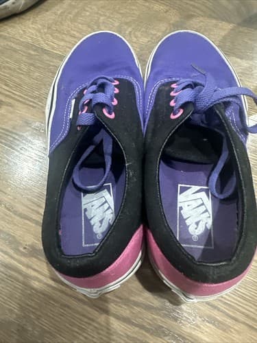 Vans Unisex Off The Wall Purple Casual Shoes Sneakers Size M4 Or W 5.5 - Thumbnail 2