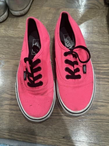 Vans Skate Shoes Mens Size 4 Womans Size 5.5 Neon Hot Pink - Image 1