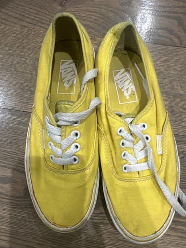 Vans Skate Shoes Mens Size 4.5 Womans Size 6 Yellow - Thumbnail 2