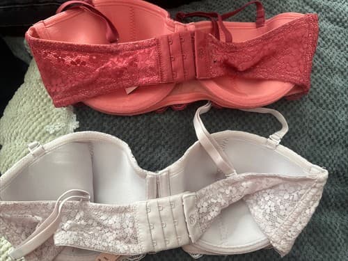 VICTORIAS SECRET BALCONET BRA WOMENS 36D 2 Pack NEW - Thumbnail 2