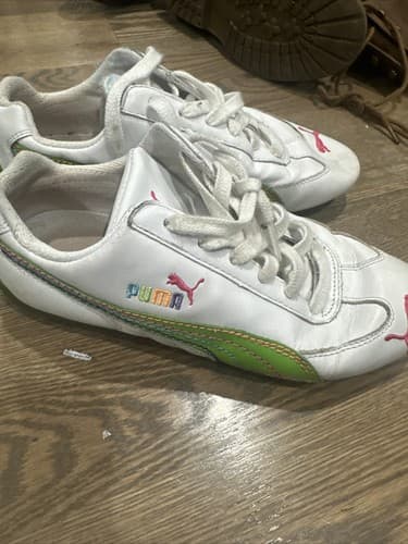 Puma Sport Lifestyle Womens White Lace Up Golf Shoes Size 6 - Thumbnail 2