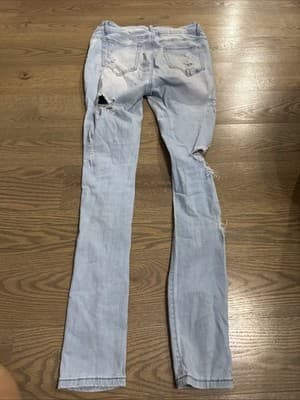Itzzy Premium Apparel Junior Ripped Skinny Jeans Size 11 - Thumbnail 2