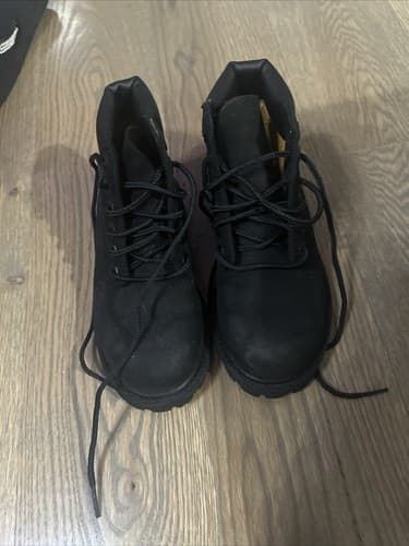 Boys kids timberland boots Size 9 Black - Image 1