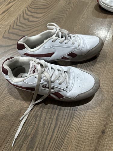 Reebok Royal Glide Ripple Clip casual Shoes white/red Mens sneakers Size 6 - Thumbnail 4