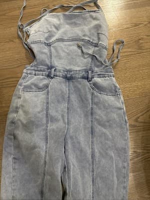 Celebrity Fashion One Piece Pants Size M Blue - Thumbnail 2