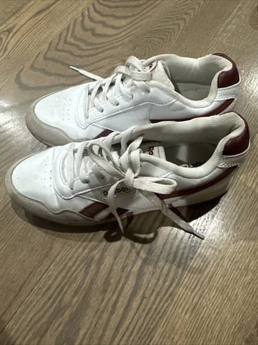 Reebok Royal Glide Ripple Clip casual Shoes white/red Mens sneakers Size 6 - Thumbnail 2