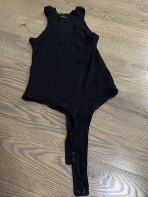 Calvin Klein Bodysuit Womens XS Sleeveless Black - Thumbnail 2