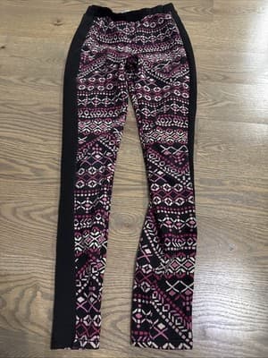 Blu- Women's Printed Leggings Size Small - Image 1