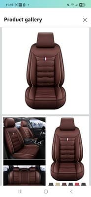 For Mazda CX-5 CX-7 5-Seats Car Seat Covers PU Leather Front + Rear Cushion - Image 1