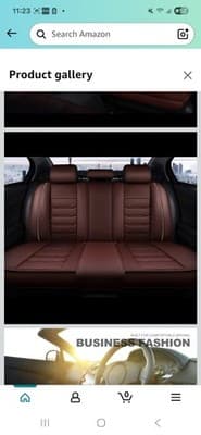 For Mazda CX-5 CX-7 5-Seats Car Seat Covers PU Leather Front + Rear Cushion - Thumbnail 3