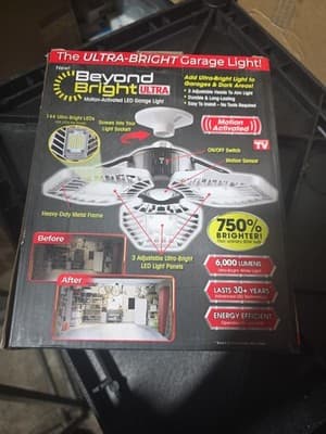 Beyond Bright LED Ultra-Bright Motion Activated Garage Light Plastic 2pack - Image 1