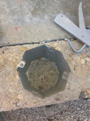 Appleton O-Z/G OCR4, Concrete Box, 4"Oct Concrete Ring, 2 PC - Thumbnail 3