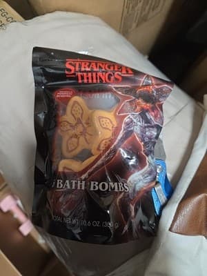 Stranger Things Bath Bombs! Vanilla Pumpkin Scented DEMAGORGON Shape NEW - Image 1