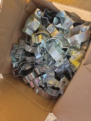(25-Pack) #4 Steel 1-1/2" Conduit Hanger - Image 1