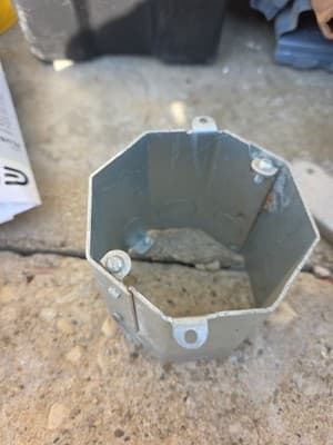 Appleton O-Z/G OCR4, Concrete Box, 4"Oct Concrete Ring, 2 PC - Image 1