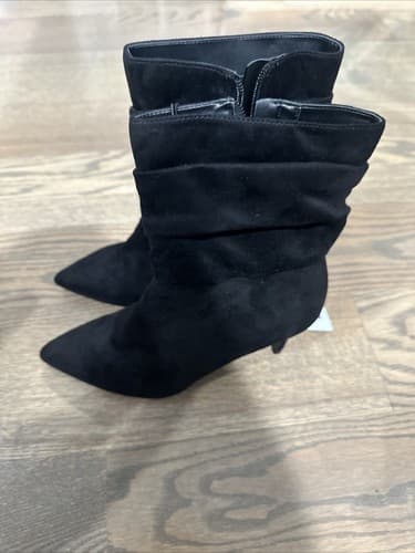 MARC FISHER Womens Black Boots Pointed Toe Size 8 New - Thumbnail 3