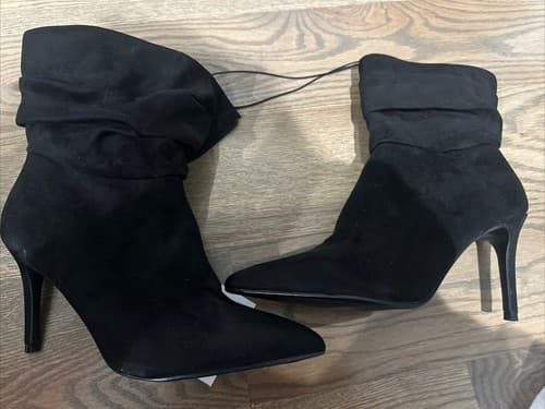 MARC FISHER Womens Black Boots Pointed Toe Size 8 New - Image 1