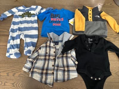Lot Of Baby Boy Clothes Size 3/6 Months - Image 1