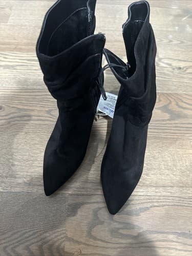 MARC FISHER Womens Black Boots Pointed Toe Size 8 New - Thumbnail 2
