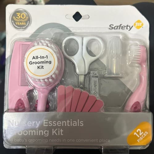 Safety 1st ~ 10-Piece Baby Grooming Kit ~ Pink ~ NEW - Image 1