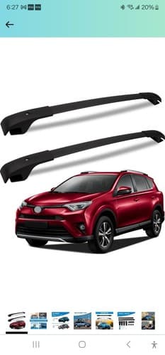 FengYu Roof Racks Cross Bars Compatible with Toyota RAV4 2013-2018 - Image 1