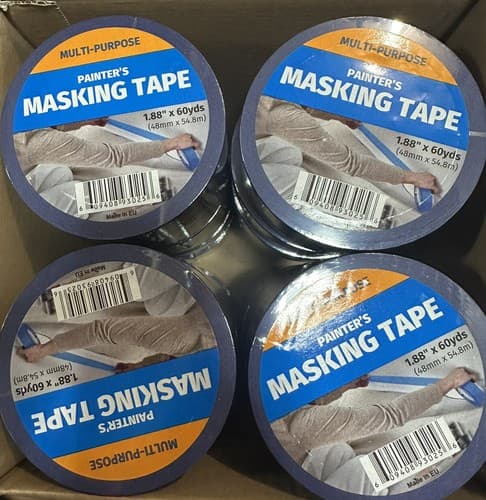 2" Blue Painters Tape, 60 Yards/Roll, Case of 24 - Image 1