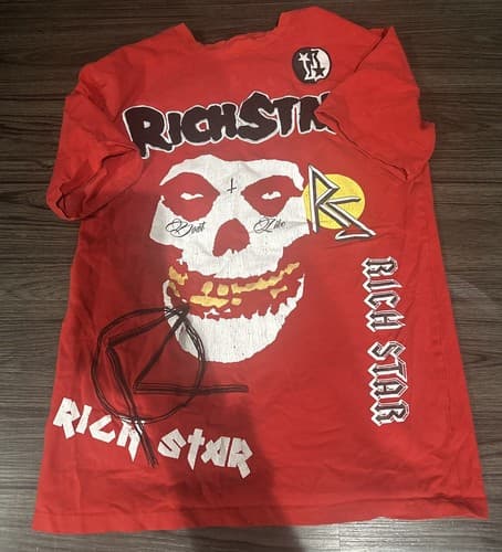 Rich star T-Shirt Size Small Red Men’s Short Sleeve - Image 1