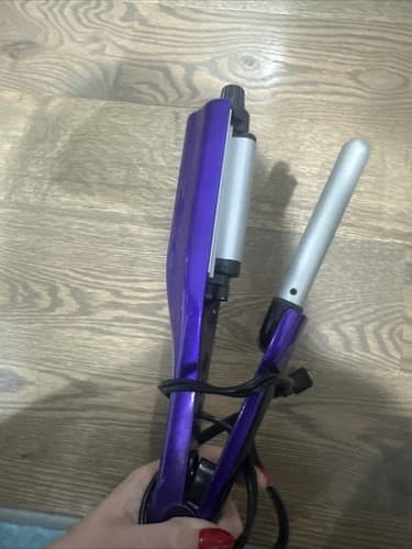 Bed Head A Wave We Go Tourmaline Ceramic Adjustable Hair Waver BH336 Purple - Thumbnail 3