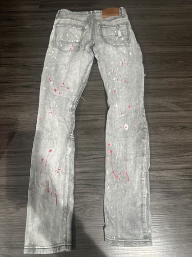 Waimea Men's Skinny Fit Blue And Gray Jeans Size 30x32 2 Pack - Thumbnail 3