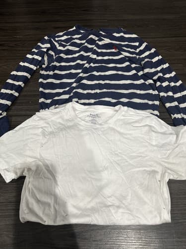 Men's Polo Ralph Lauren Classic-Fit Crewneck T-Shirt 2 Pack Size Small - Image 1