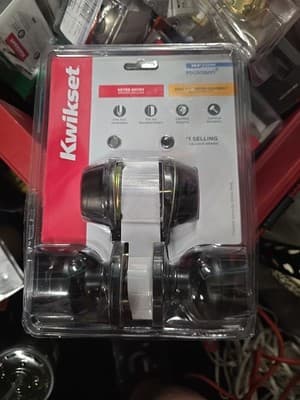 Kwikset Cove Exterior Entry Door Handle & Deadbolt Combo Pack In Venetian Bronze - Image 1