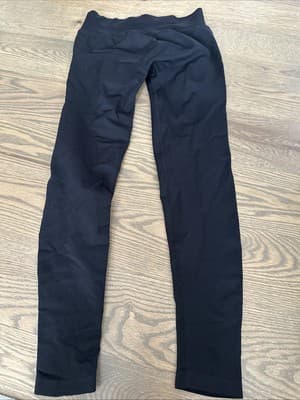 Juniors Black Medium Work Out Leggings (unbranded) - Image 1