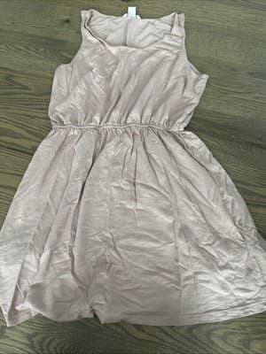 H&M Basic Pink Dress Women’s Sleeveless And Short Size M - Image 1