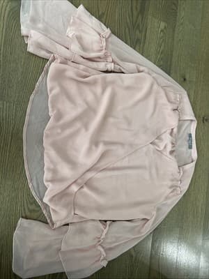 Women’s MARLED REUNITED CLOTHING Pink Long Sleeve Blouse size Medium - Image 1