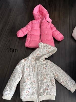 Toddler girls Winter/spring jacket 18months Set Of 2 - Image 1