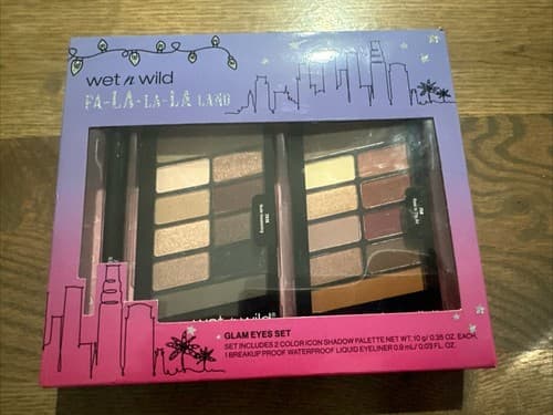 Wet n Wild Fa-La-La-La Land Glam Eyes Gift Set Collection Box 3 Pieces - NEW - Image 1