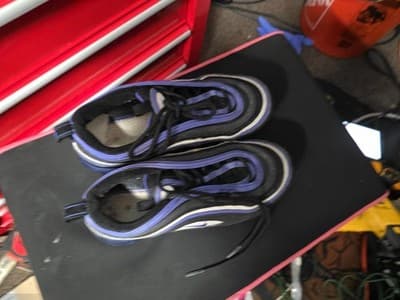 Nike Air VaporMax 97 Shoes Black Persian Violet GS BV1153-001 Youth Size 6Y - Thumbnail 2