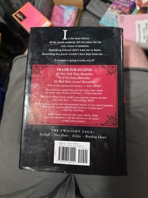 The Twilight Saga Eclipse by Stephenie Meyer 2007 1st Edition Hardcover HCDJ - Thumbnail 3