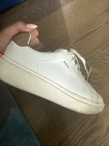 Hugo Boss White shoes MEN Sneakers Size 39 - Thumbnail 4