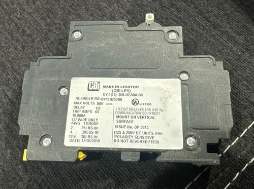 Breaker CBI QY18U225B0 - Image 1