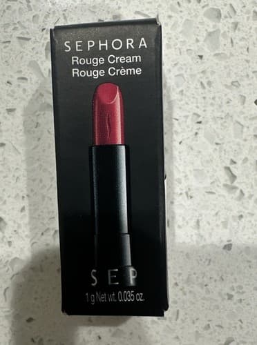 Sephora Rouge Cream Lipstick in Belly Dancing R49 (red) .035 oz. Travel Size - Image 1